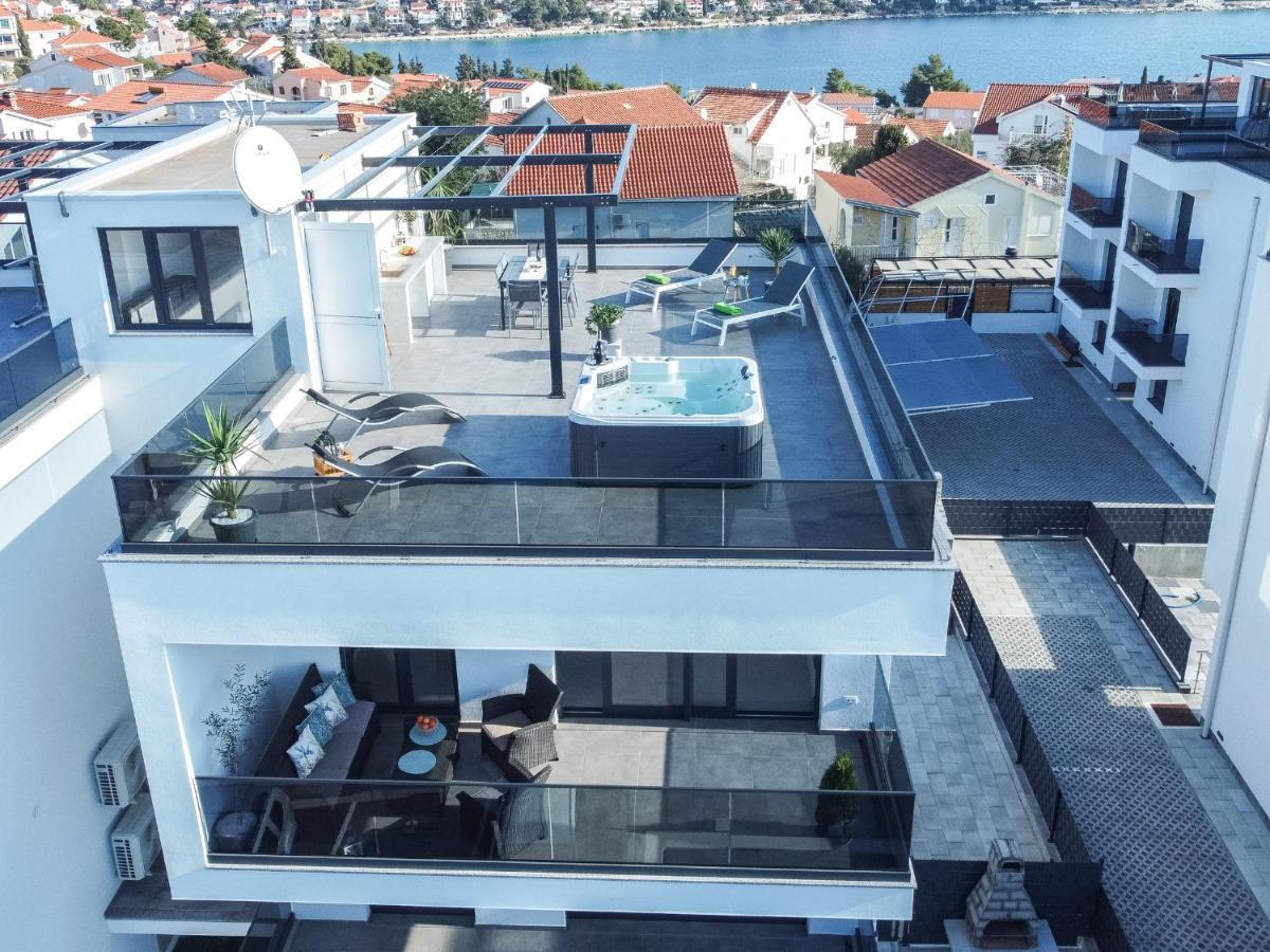 Penthouse Adriatic Blue Apartment Trogir Exterior photo