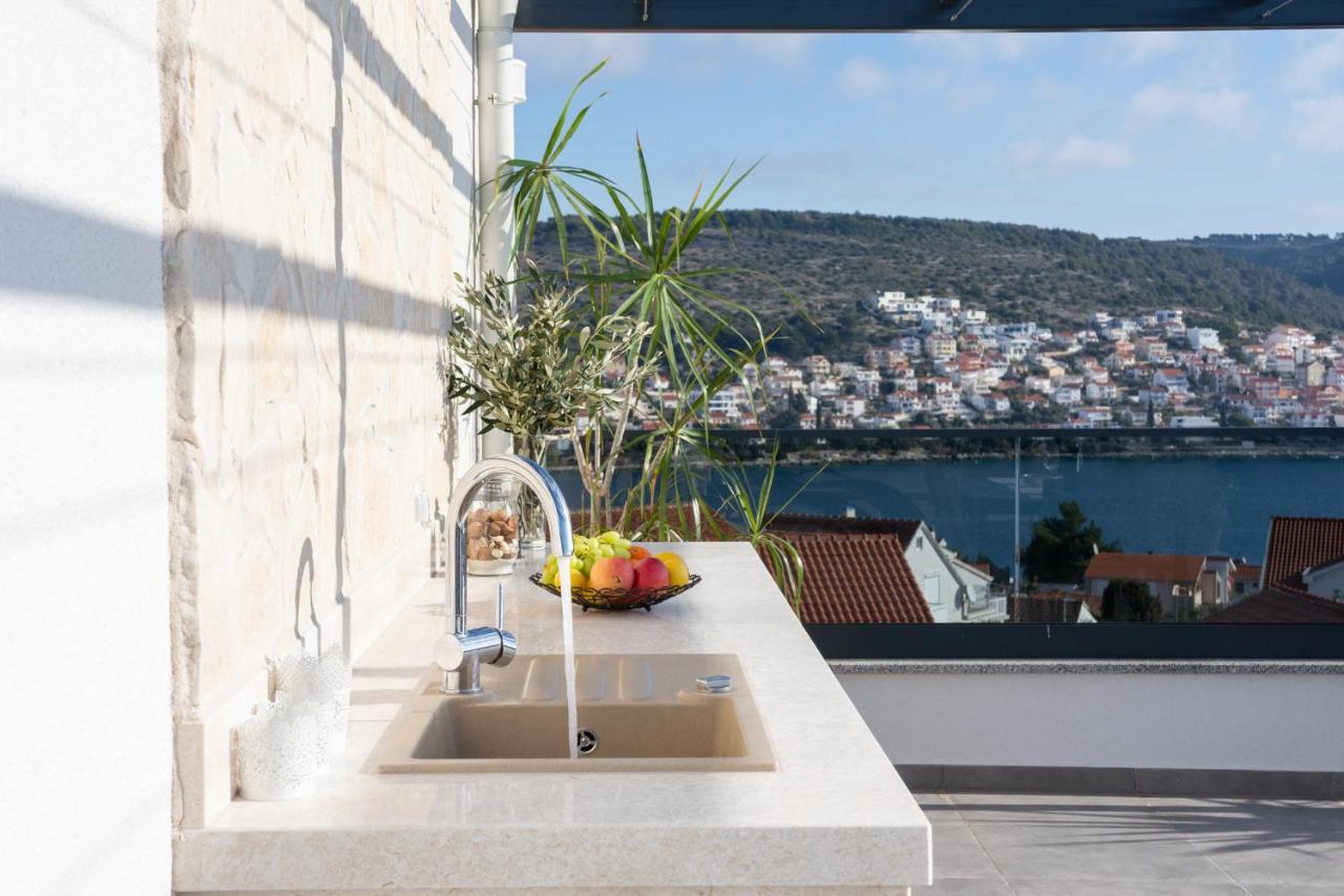 Penthouse Adriatic Blue Apartment Trogir Exterior photo