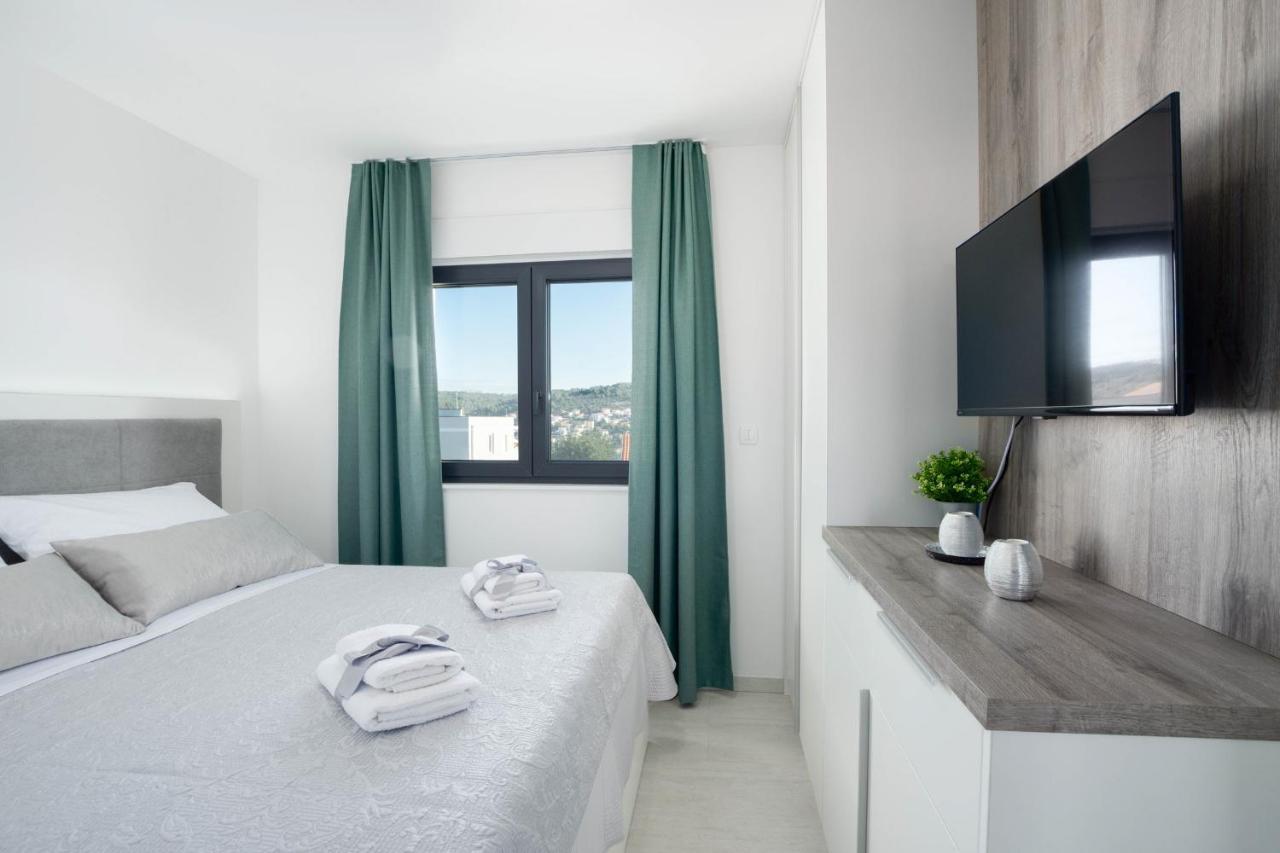 Penthouse Adriatic Blue Apartment Trogir Exterior photo