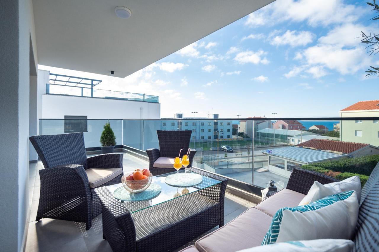 Penthouse Adriatic Blue Apartment Trogir Exterior photo