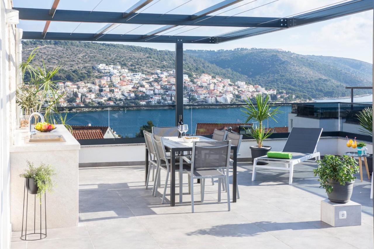Penthouse Adriatic Blue Apartment Trogir Exterior photo